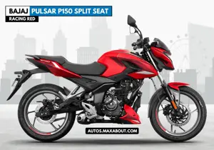 Bajaj Pulsar P150 Split Seat Racing Red