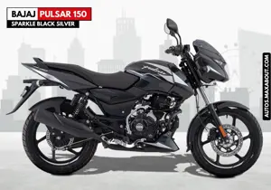 Bajaj Pulsar 150 Sparkle Black Silver