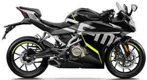 CFMoto 300SR in Nebula Black Color