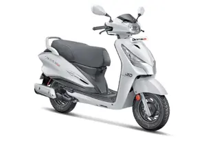 Hero Destini 125 in Pearl Silver White Color