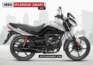 Hero Splendor iSmart Grey Colour