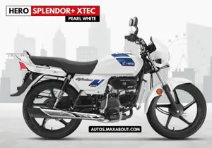 Hero Splendor Plus XTEC Pearl White