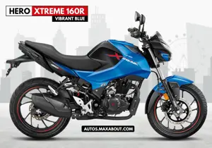 Hero Xtreme 160R Vibrant Blue