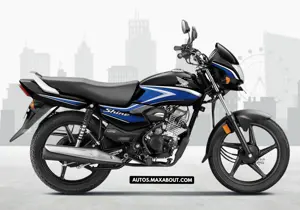 Honda Shine 100 Black with Blue