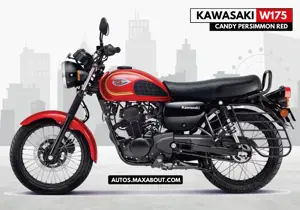 Kawasaki W175 Candy Persimmon Red