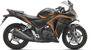 New CBR250R Matte Axis Gray Metallic with Mars Orange