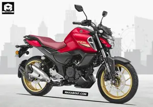 New Yamaha FZS Deluxe Majesty Red