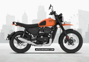 Yezdi Scrambler Single Tone Image