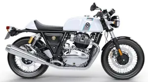 RE Continental GT 650 in Ice Queen Colour