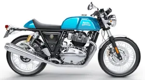 RE Continental GT 650 in Ventura Blue Colour