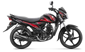 Suzuki Hayate Glass Sparkle Black Red