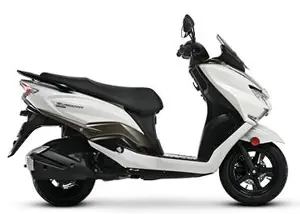 Suzuki Burgman Street in Mirage White Color