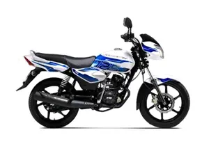 TVS Phoenix 125 White Edition Persian White Blue