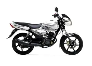 TVS Phoenix 125 White Edition Sonic White Silver