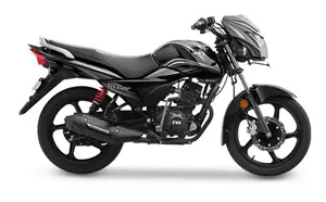 TVS Victor 110 Beatific Black Silver