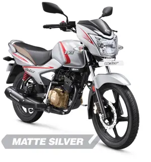 TVS Victor Premium Edition Matte Silver