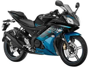 Yamaha R15 Streaking Cyan