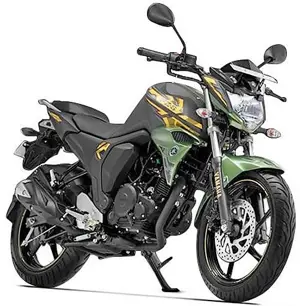 Yamaha FZS Matt Green Image