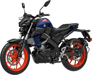 Yamaha MT-15 CYW Matt Blue with Vermillion Wheels