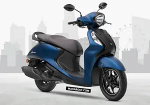 Yamaha Fascino 125 Deluxe in Dark Matte Blue