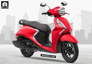 Yamaha Fascino 125 Vivid Red