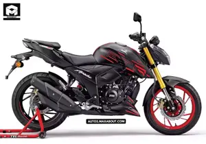 TVS Apache RTR 200 4V Matte Black TVS Apache RTR 200 4V Matte Black