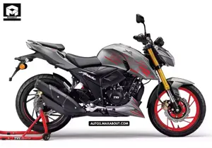 TVS Apache RTR 200 4V Granite Grey TVS Apache RTR 200 4V Granite Grey