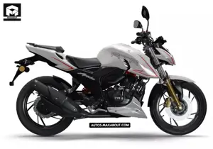TVS Apache RTR 200 4V Pearl White TVS Apache RTR 200 4V Pearl White