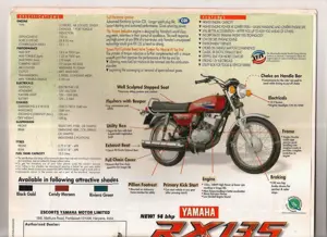 Yamaha RX 135 Images