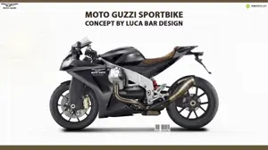 Moto Guzzi Sportbike Concept by Luca Bar Design