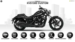 Yamaha XVS1300 Custom - Get some attitude