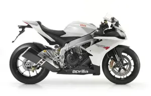 RSV4 R Side View 'Silver'