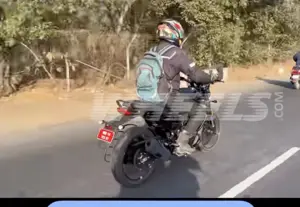 Bajaj-Triumph Motorcycle Spotted in India