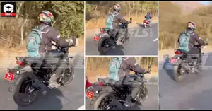 Bajaj-Triumph Motorcycle Spotted in India