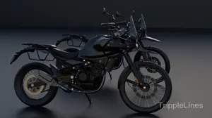 RE Himalayan 450 3D Model