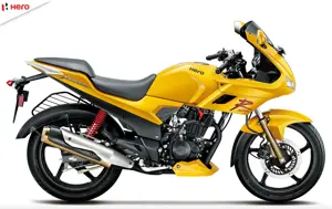 New Hero Karizma R Side View 'Yellow'