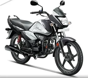 Hero Splendor iSmart 3-Quarter Front 'White'