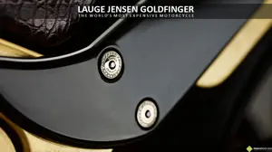 Lauge Jensen Goldfinger - The World’s Most Expensive Motorcycle