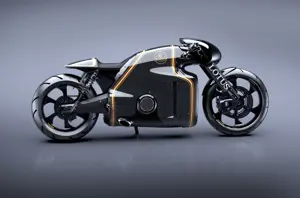 Lotus C-01 Side View 'White'