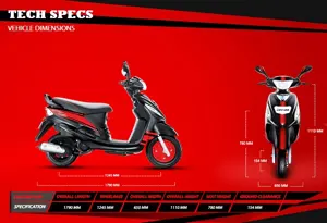 Mahindra Rodeo Uzo 125 Dimensions