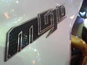 2014 New Mahindra Mojo Badge