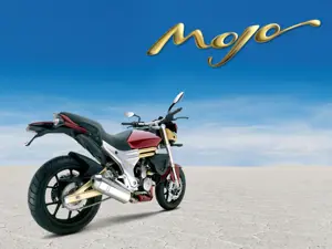 2014 New Mahindra Mojo Rear 3-Quarter