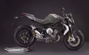 MV Agusta Brutale 675 Side View 'Matt Magno Grey/Matt Anthracite'