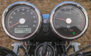 New Royal Enfield Interceptor 650 Instrument Console
