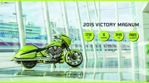 2015 Victory Magnum 'Plasma Lime'