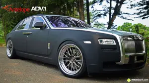 Matte Grey Rolls-Royce Ghost on ADV.1 Wheels