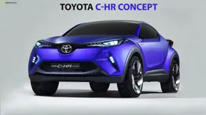 Toyota C-HR Concept Front 3-Quarter