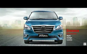 2014 Toyota Innova Front View 'Blue Metallic'
