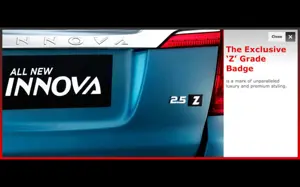 2014 Toyota Innova Badge