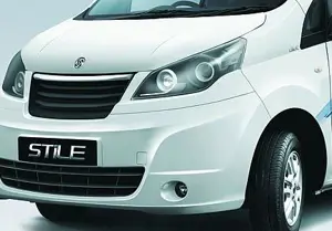 Ashok Leyland Stile Front View 'White'